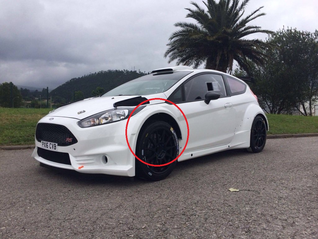 Fiesta Mk7 R5 front fender 1pcs